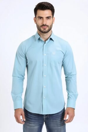 PCL10799 Teal Platini Long Sleeve Shirt