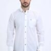 PCL10796 WHITE PLATINI LONG SLEVE SHIRT