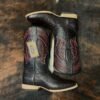 Exotic Python Black Cherry Hometown Boots