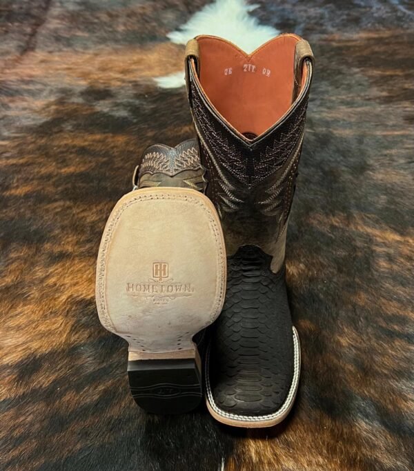 Exotic Python Cafe Nobuck Hometown Boots