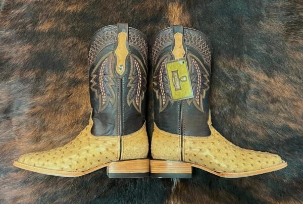Exotic Avestruz Tang Vintage Hometown Boots