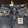 WJ-2380 WESTERN BLUE PREMIUM STRAIGHT FIT JEAN