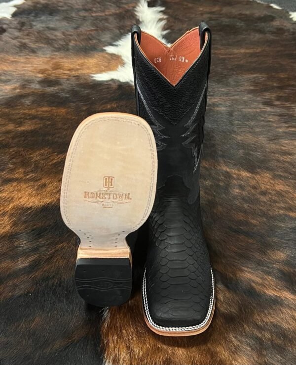 Exotic Python Negro Nobuck Hometown Boots