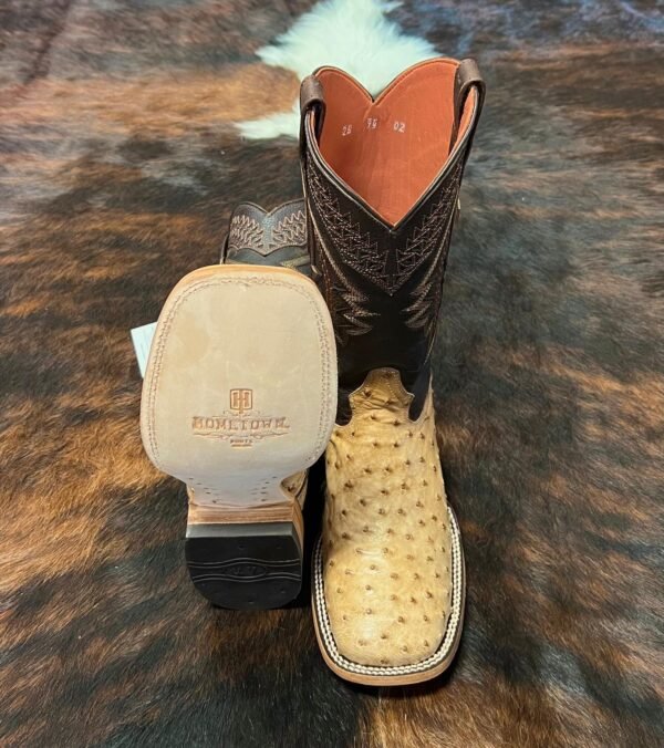 Exotic Avestruz Tang Vintage Hometown Boots