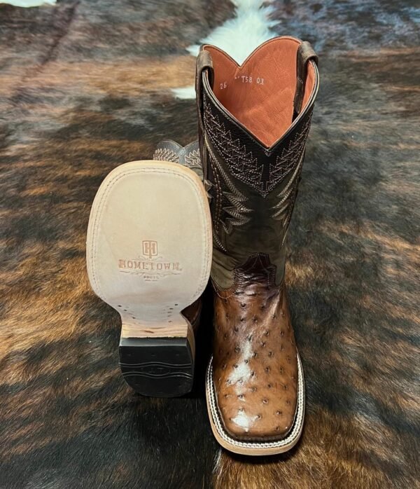 Exotic Avestruz Kango Tabaco Hometown Boots