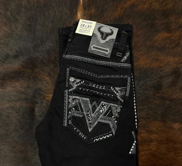 WJ-2381 WESTERN BLUE PREMIUM STRAIGHT FIT JEAN