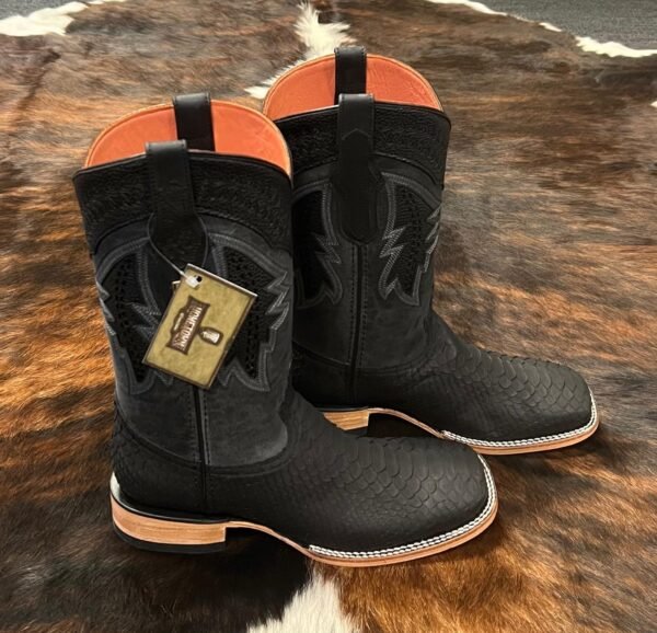 Exotic Python Negro Nobuck Hometown Boots