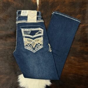 WJ-2377 WESTERN BLUE PREMIUM STRAIGHT FIT JEAN