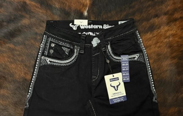 WJ-2381 WESTERN BLUE PREMIUM STRAIGHT FIT JEAN