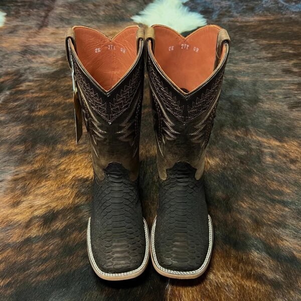 Exotic Python Cafe Nobuck Hometown Boots