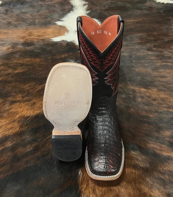 Exotic Python Black Cherry Hometown Boots