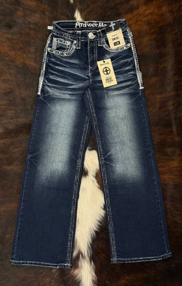 A1138-WL30 ANSWER ME PREMIUM WIDE LEG JEAN