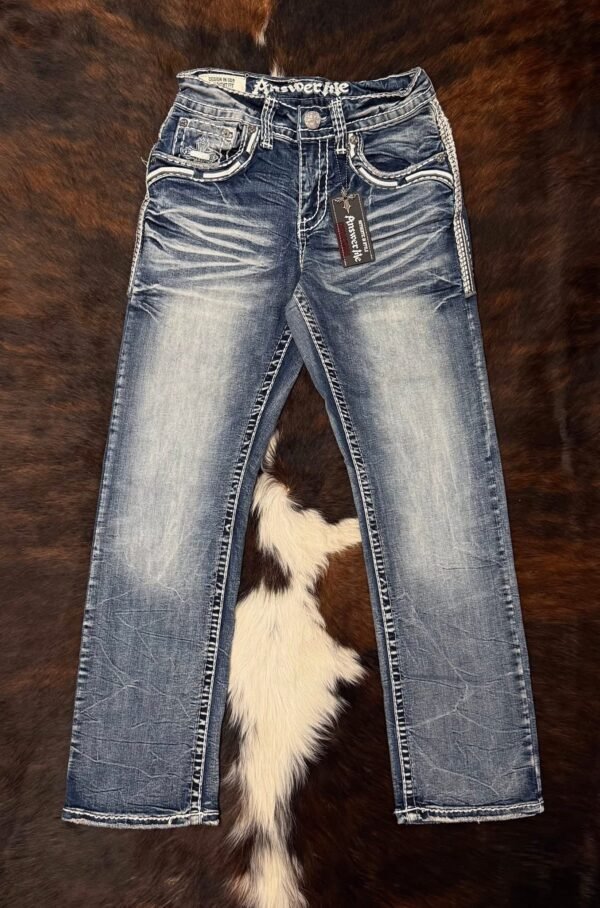 AM-2318 ANSWER ME PREMIUM STRAIGHT FIT JEAN