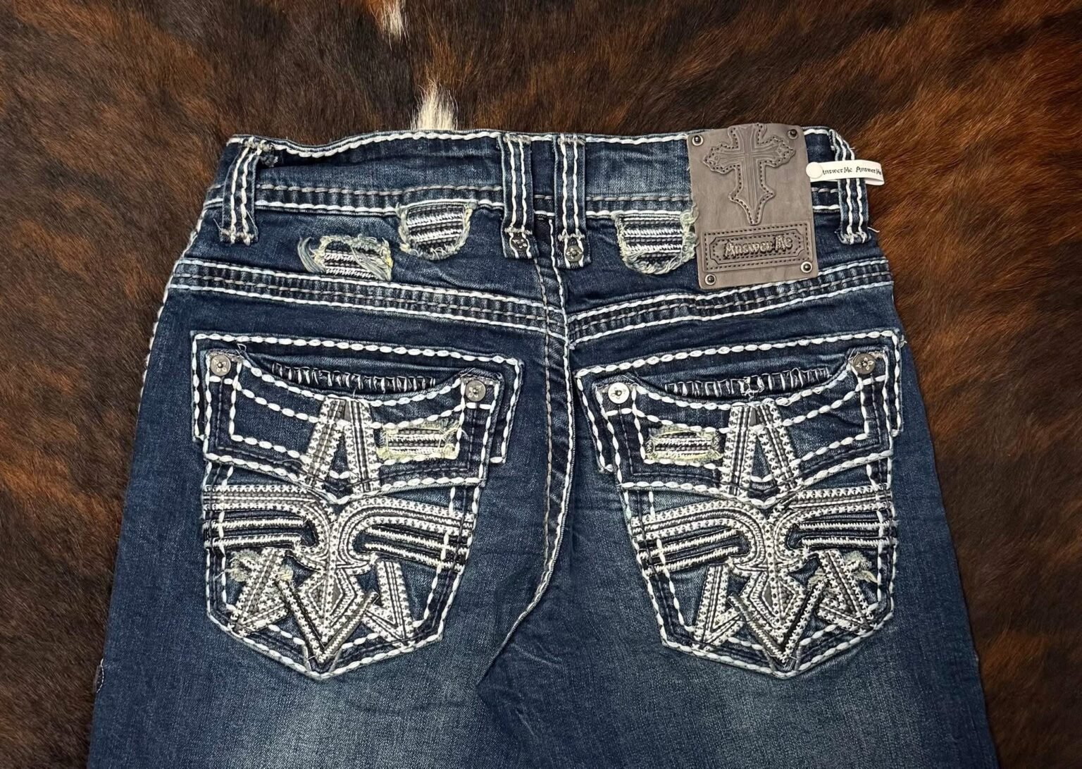 AM-2320 ANSWER ME PREMIUM STRAIGHT FIT JEAN – Mr Navas Western Wear
