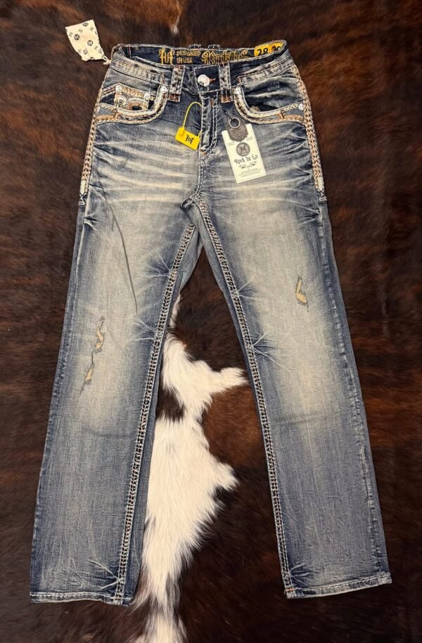R-379 ROCK IN LA STRAIGHT FIT JEAN