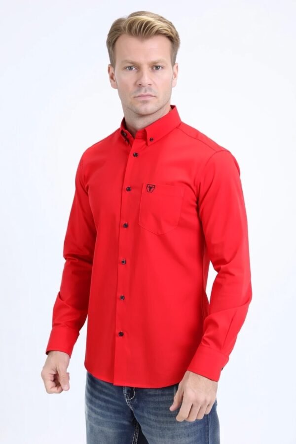 IMG_0975 PWL10833 Red Platini Long Sleeve Shirt