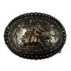 BB-20 BRONZE/GOLD HORSE BELT BUCKLE