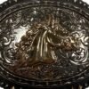 BB-20 BRONZE/GOLD HORSE BELT BUCKLE