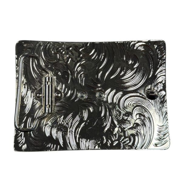 BB-12 BRONZE/ SILVER HORSE ARROWS BELT BUCKLE