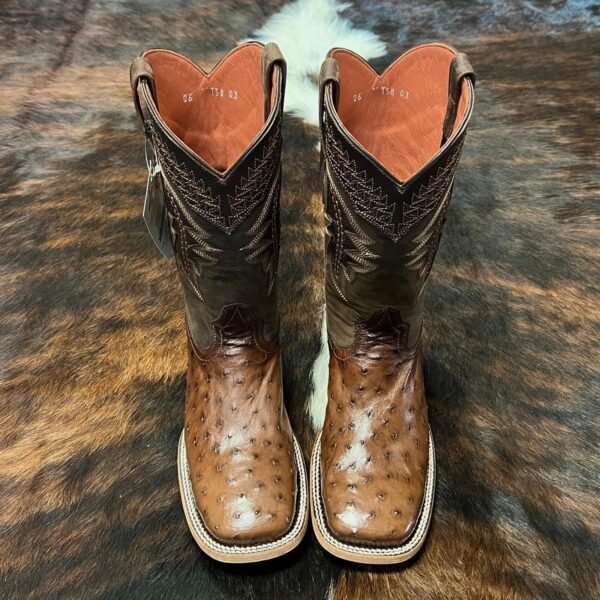 Exotic Avestruz Kango Tabaco Hometown Boots