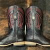 Exotic Python Black Cherry Hometown Boots