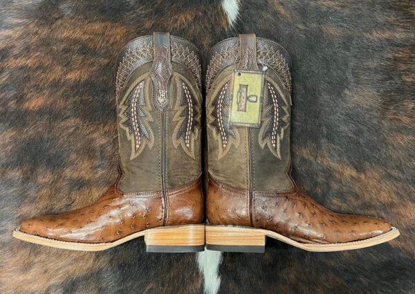Exotic Avestruz Kango Tabaco Hometown Boots
