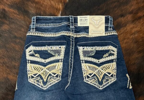 WJ-2377 WESTERN BLUE PREMIUM STRAIGHT FIT JEAN