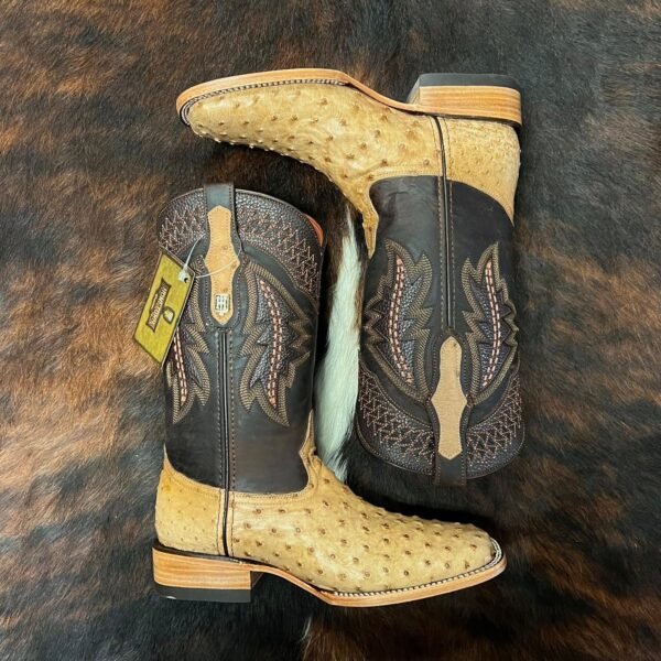 Exotic Avestruz Tang Vintage Hometown Boots