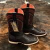 Exotic Python Black Cherry Hometown Boots