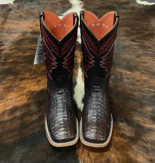 Exotic Python Black Cherry Hometown Boots