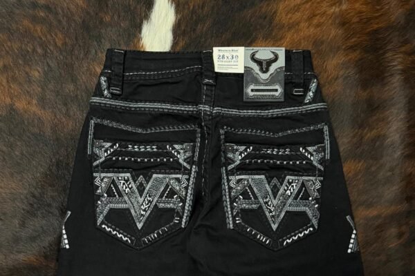 WJ-2381 WESTERN BLUE PREMIUM STRAIGHT FIT JEAN