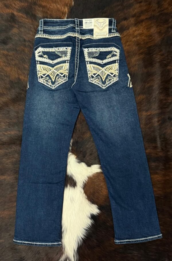 WJ-2377 WESTERN BLUE PREMIUM STRAIGHT FIT JEAN