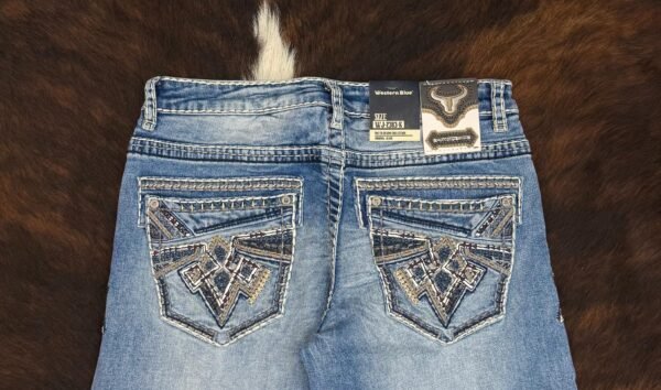 WJ2383-K WESTERN BLUE PREMIUM STRAIGHT FIT JEAN