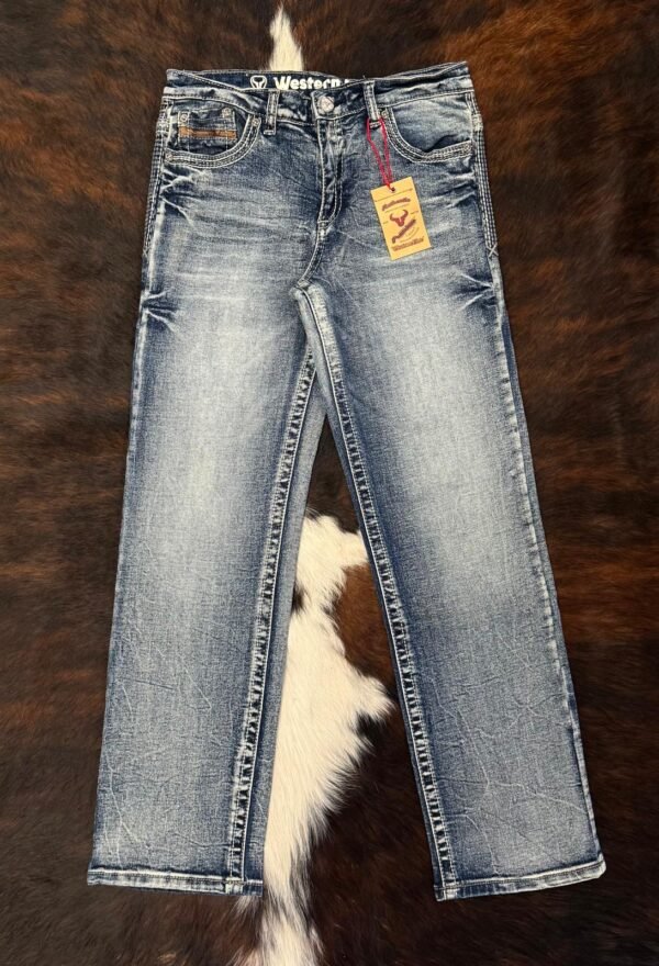 W476-K WESTERN BLUE CLASSIC JEAN