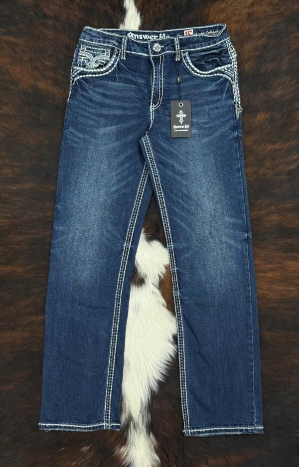 AM2320-K ANSWER ME PREMIUM STRAIGHT FIT JEAN