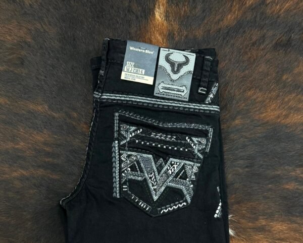 WJ2381-K WESTERN BLUE PREMIUM STRAIGHT FIT JEAN