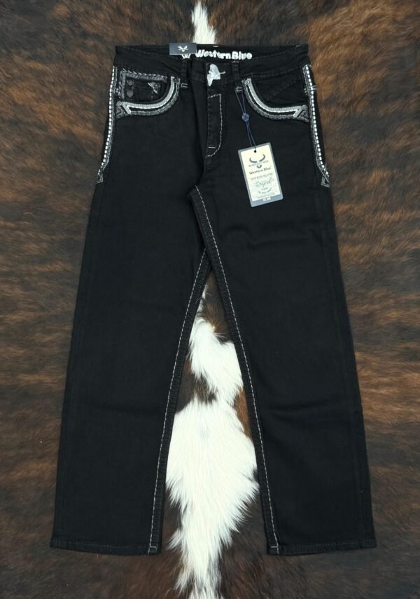 WJ2381-K WESTERN BLUE PREMIUM STRAIGHT FIT JEAN