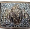 BB-51 Silver/Bronze San Judas Belt Buckle