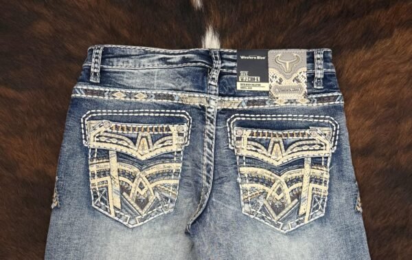 WJ2380-K WESTERN BLUE PREMIUM STRAIGHT FIT JEAN