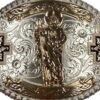 BB-41 Silver/Bronze San Judas Tadeo Belt Buckle