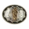BB-75 Silver/Bronze San Judas Belt Buckle