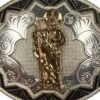 BB-75 Silver/Bronze San Judas Belt Buckle