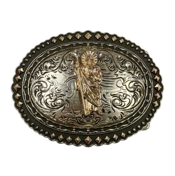 BB-83 Bronze/Metal San Judas Belt Buckle
