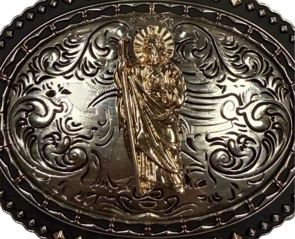 BB-83 Bronze/Metal San Judas Belt Buckle