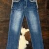 P1365-K DARK BLUE ACE OF DIAMOND JEAN
