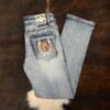 P1365-K MID BLUE ACE OF DIAMOND JEAN