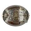 BB-56 Silver/Bronze Virgin Mary Belt Buckle