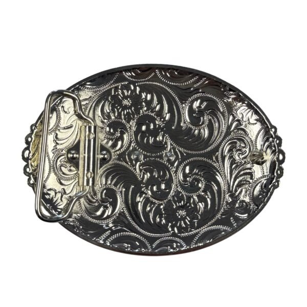 BB-41 Silver/Bronze San Judas Tadeo Belt Buckle
