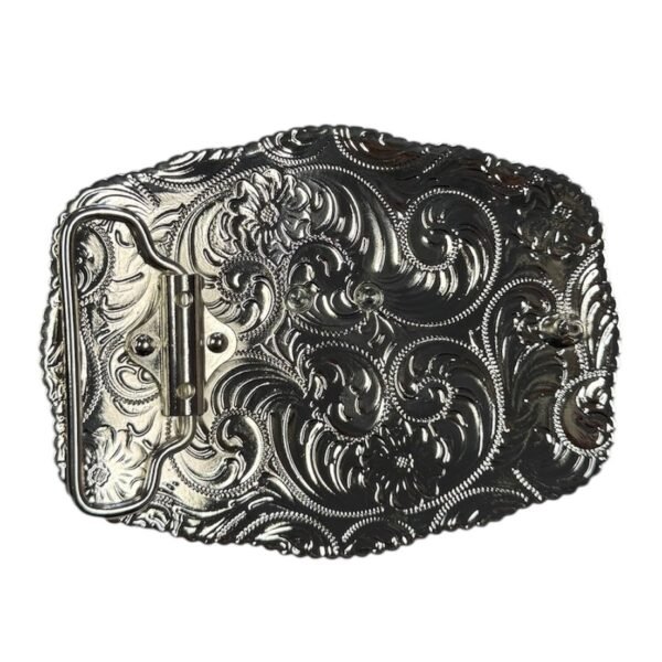 BB-57 Silver/Bronze Centenario Coin Twin Guns Belt Buckle