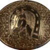BB-13 Bronze Horse Horseshoe Belt Buckle